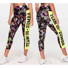 Zumba Energy Piped Ankle Leggings Z1B000176