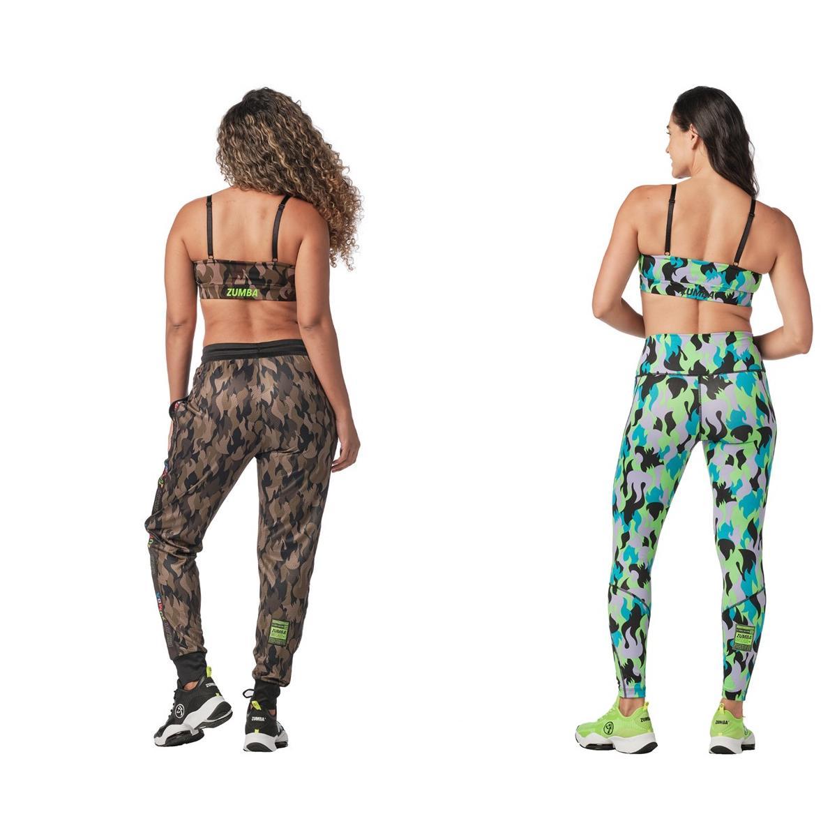 Zumba Camo Flame Bra