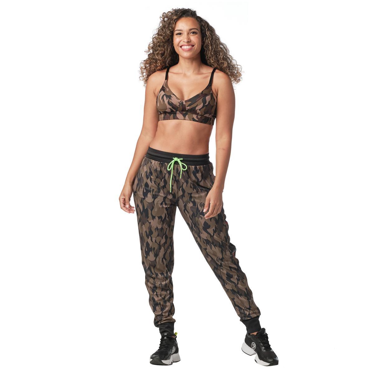 Zumba Camo Flame Bra