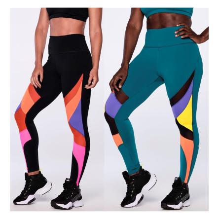 Zumba Muy Caliente High Waisted Ankle Leggings