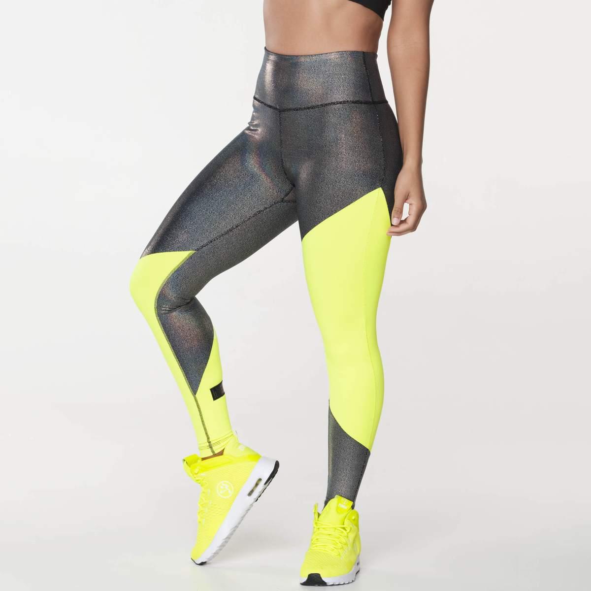 Zumba Forever Multicolor High Waisted Ankle Leggings