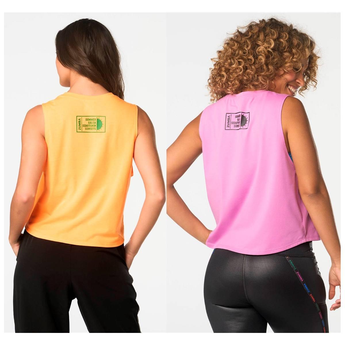 Zumba Tropics High Neck Muscle Tank Z1T000316