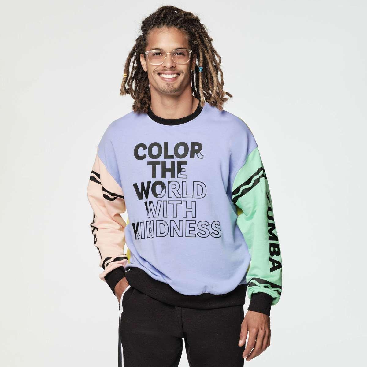 Zumba X Crayola Color With Kindness Sweatshirt