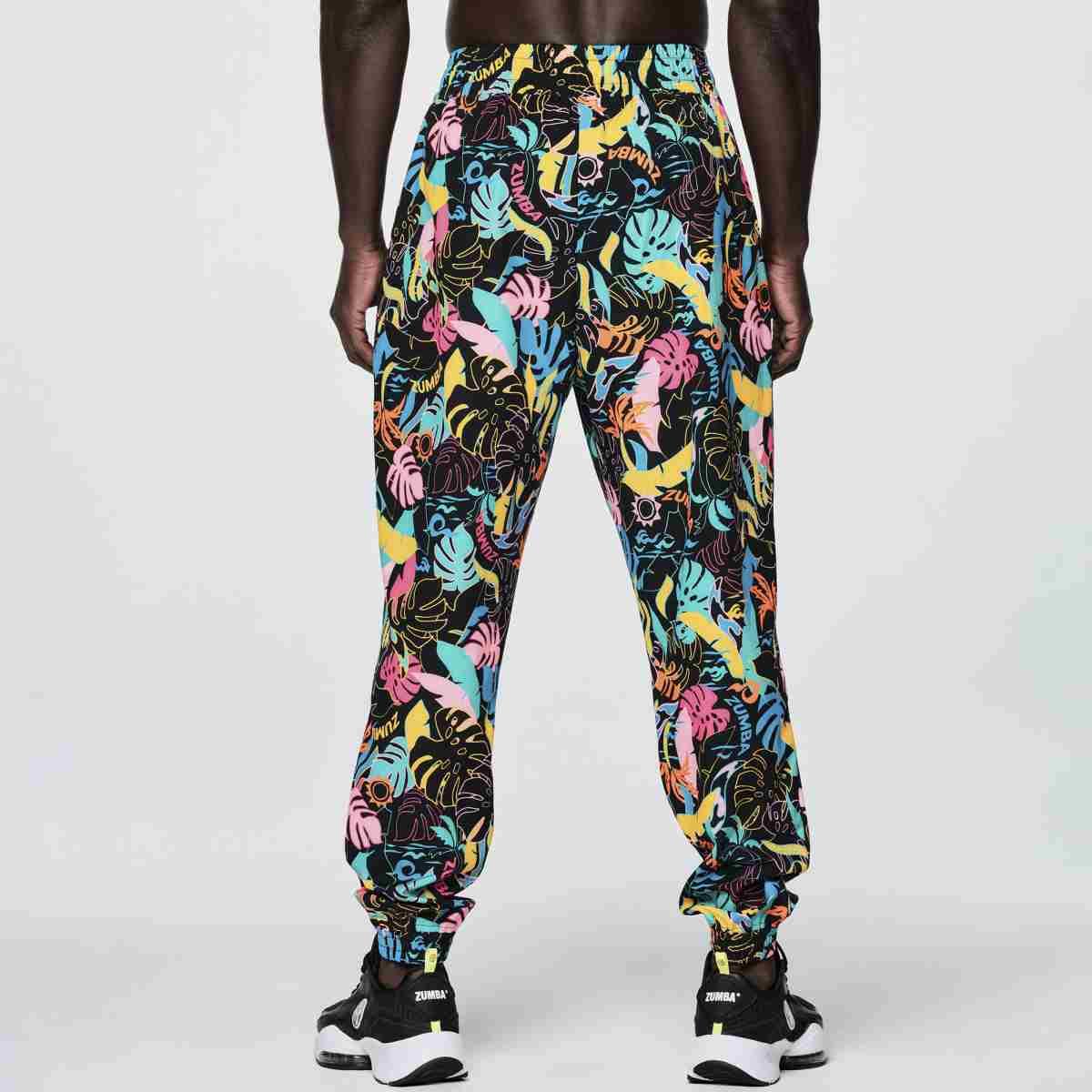 Zumba Palm Party High Waisted Track Pants