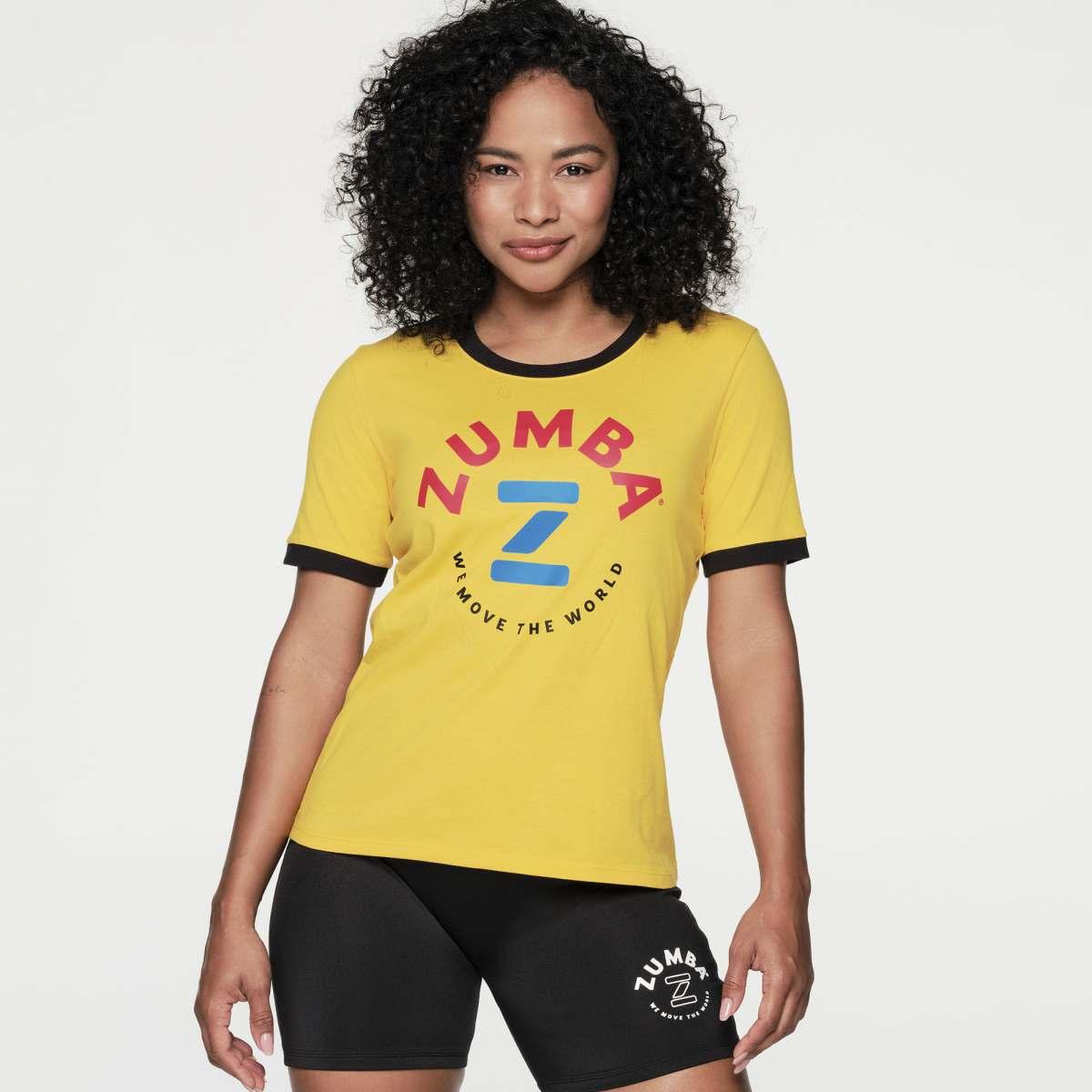 Zumba Retro Ringer Tee