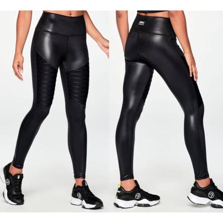 Zumba High Waisted Motto Ankle Leggings