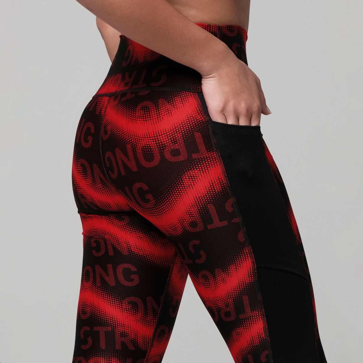 Heat Map High Waisted Ankle Leggings