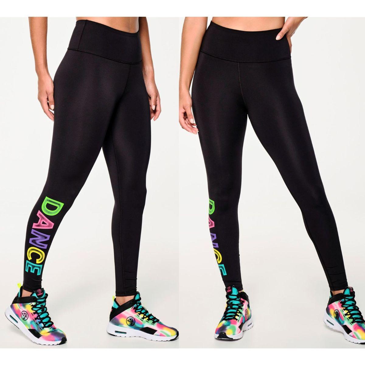 Zumba Dance High Waisted Ankle Leggings