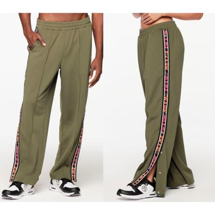 ZW X GW Straight Leg Track Pants With Side Snaps