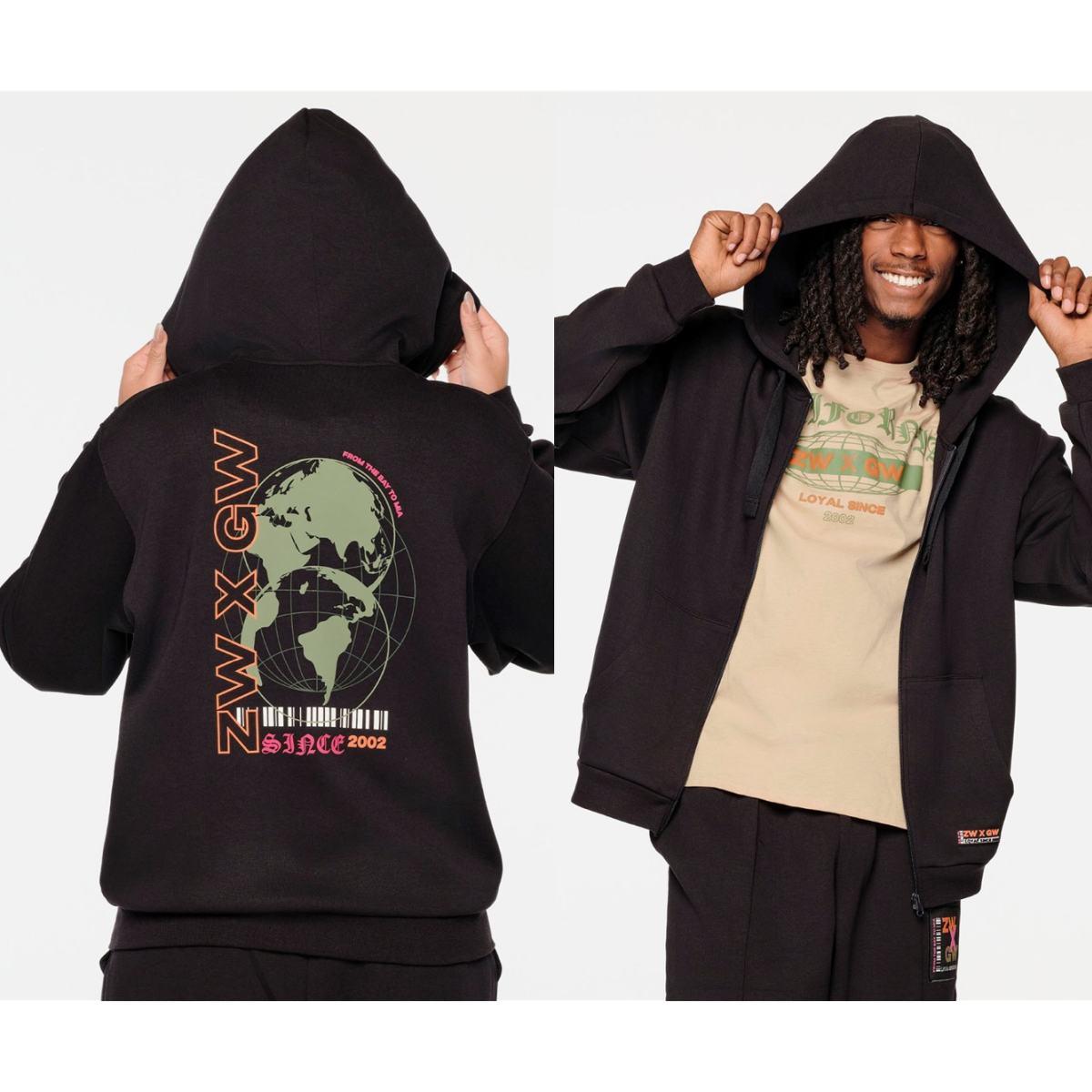 ZW X GW Zip Up Jacket With Oversized Hoodie