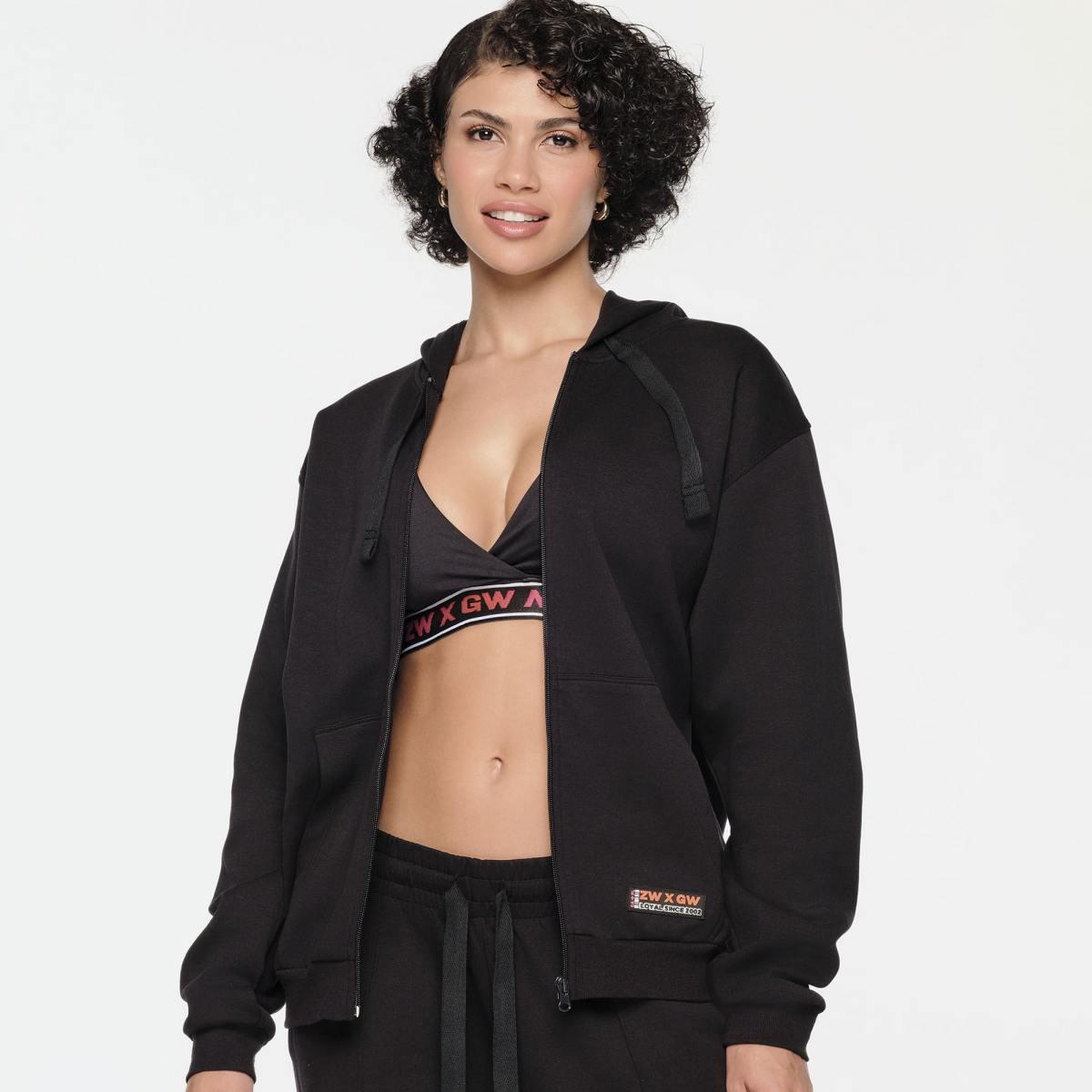 ZW X GW Zip Up Jacket With Oversized Hoodie