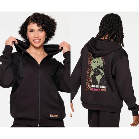 ZW X GW Zip Up Jacket With Oversized Hoodie