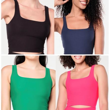 Zumba Prep Crop Tank With Shelf Bra