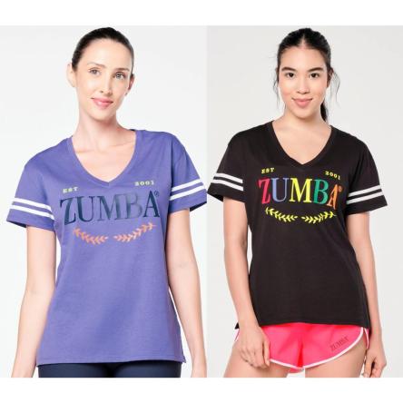 Zumba Prep Loose Fit V-Neck Top