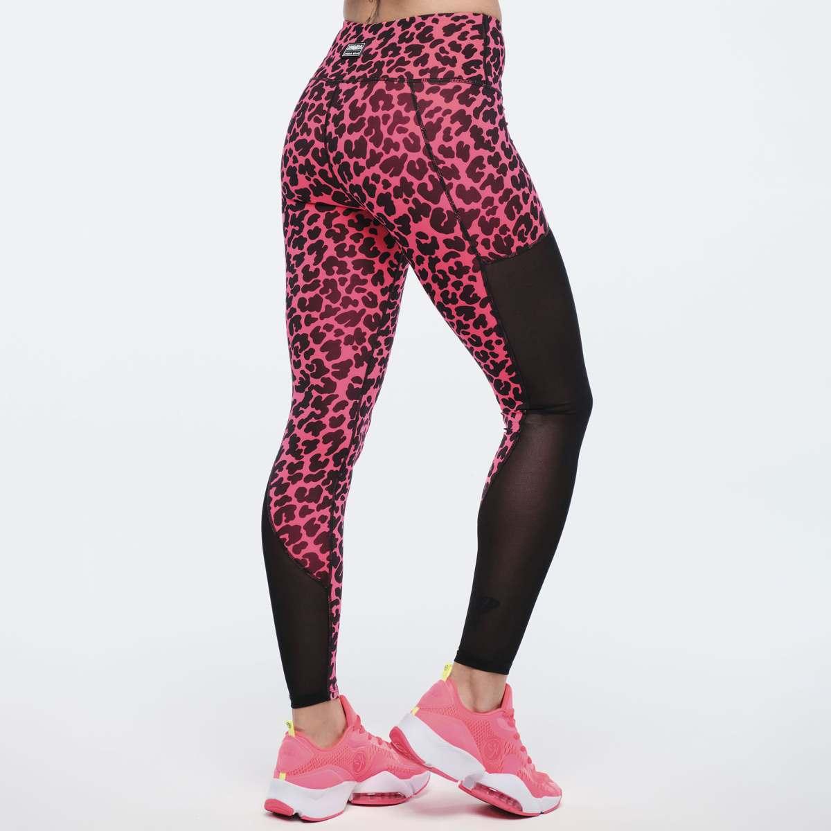 Funscape High Waisted Mesh Ankle Leggings