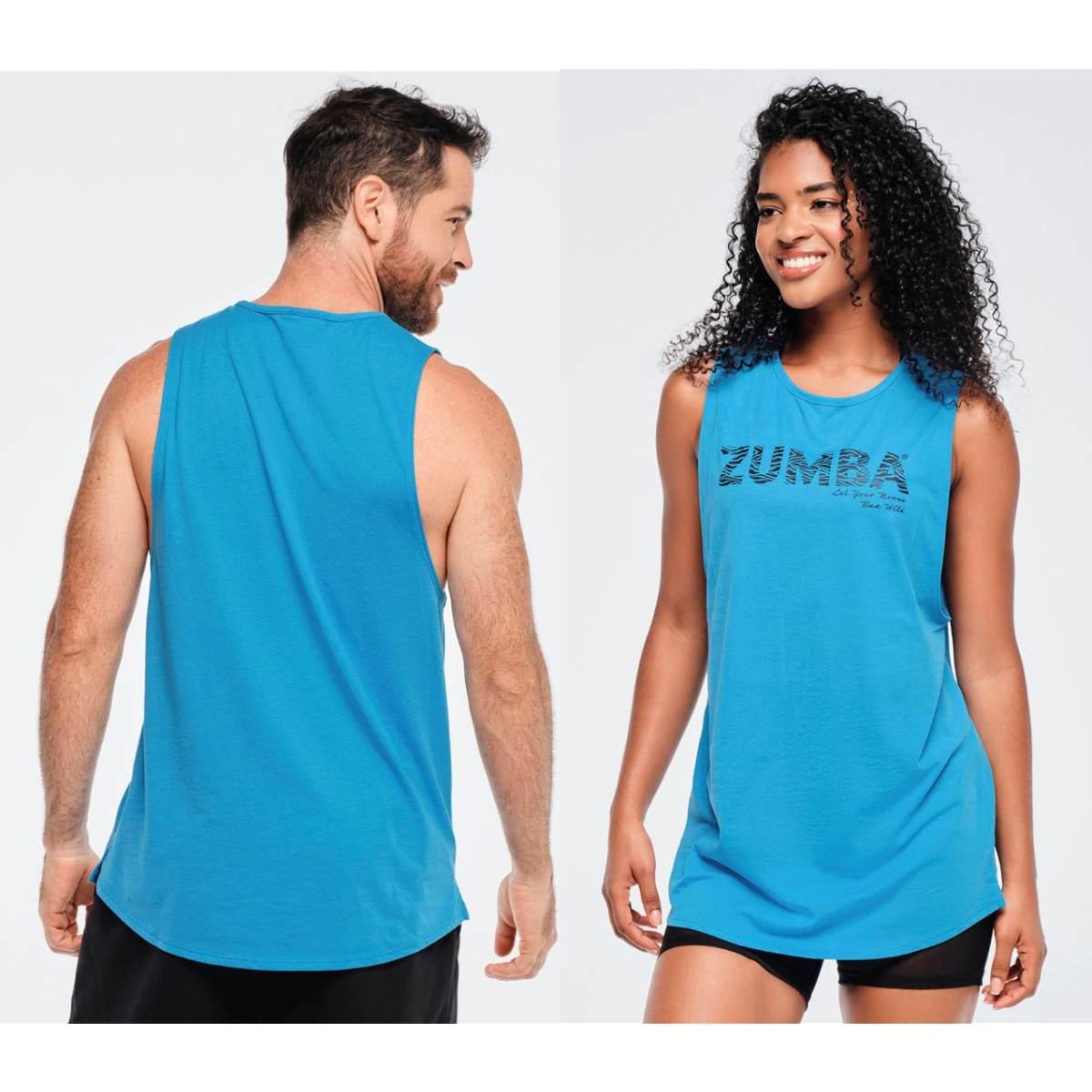 Funscape Round Hem Men's High Neck Tank
