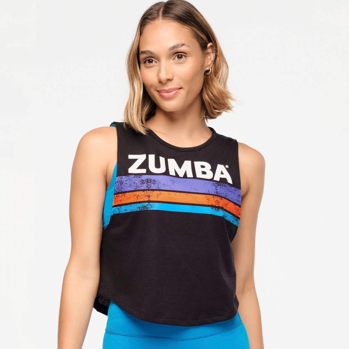 Zumba Explore Round Hem Muscle Tank