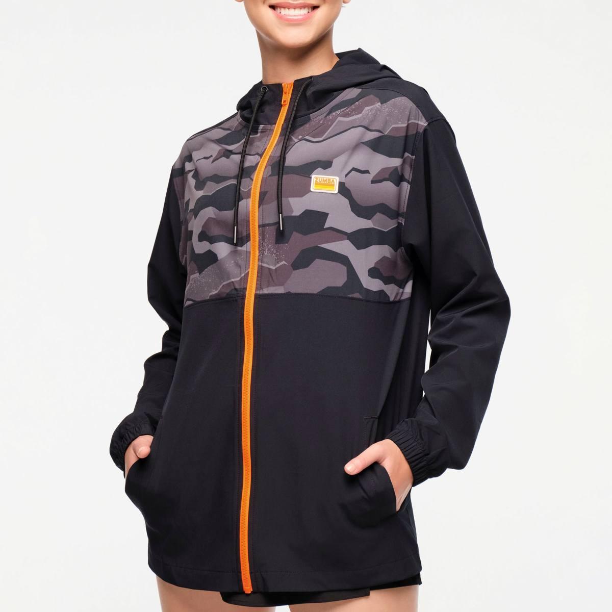 Zumba Explore Men's Hooded Windbreaker Jacket