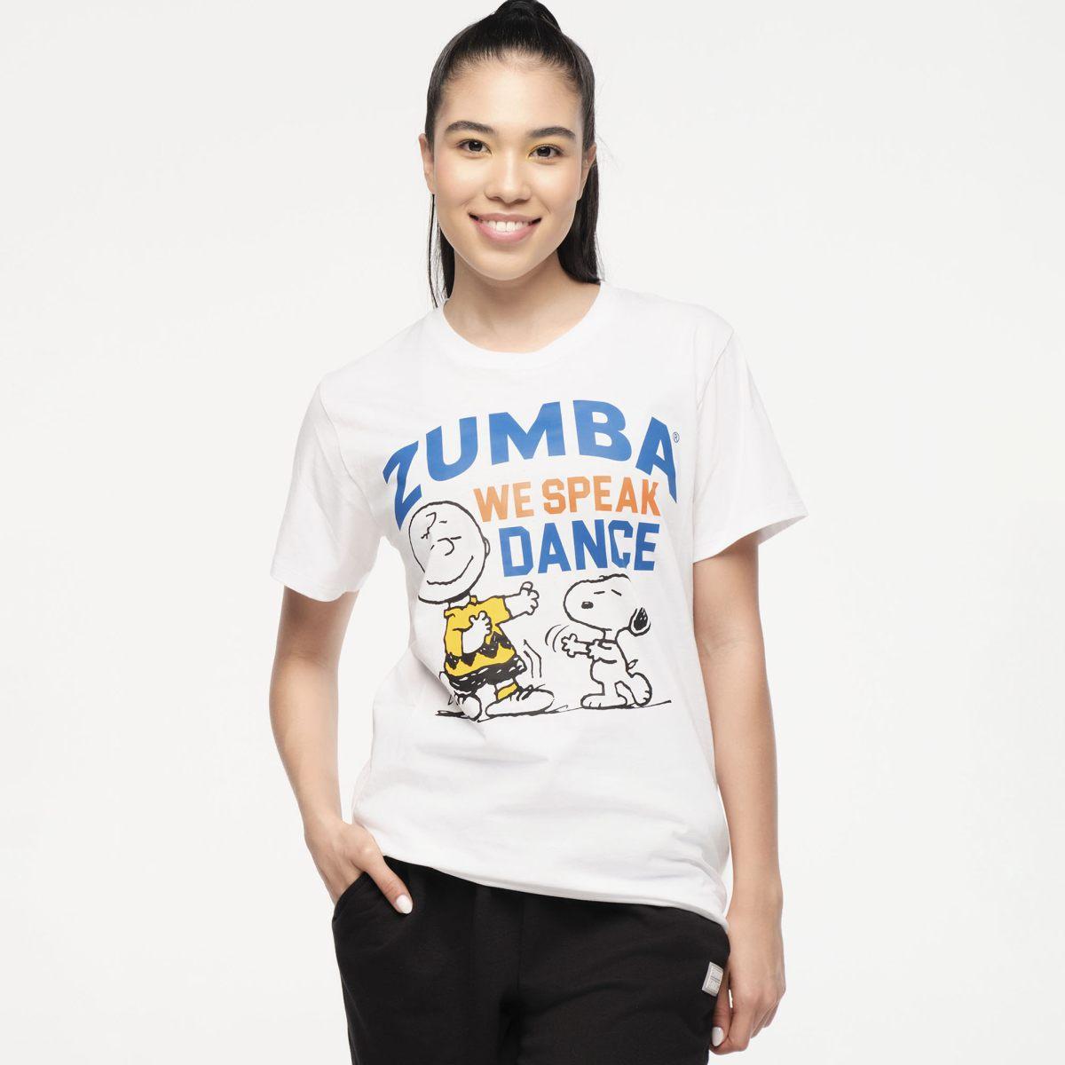 Zumba X Peanuts Crew Neck Tee - White