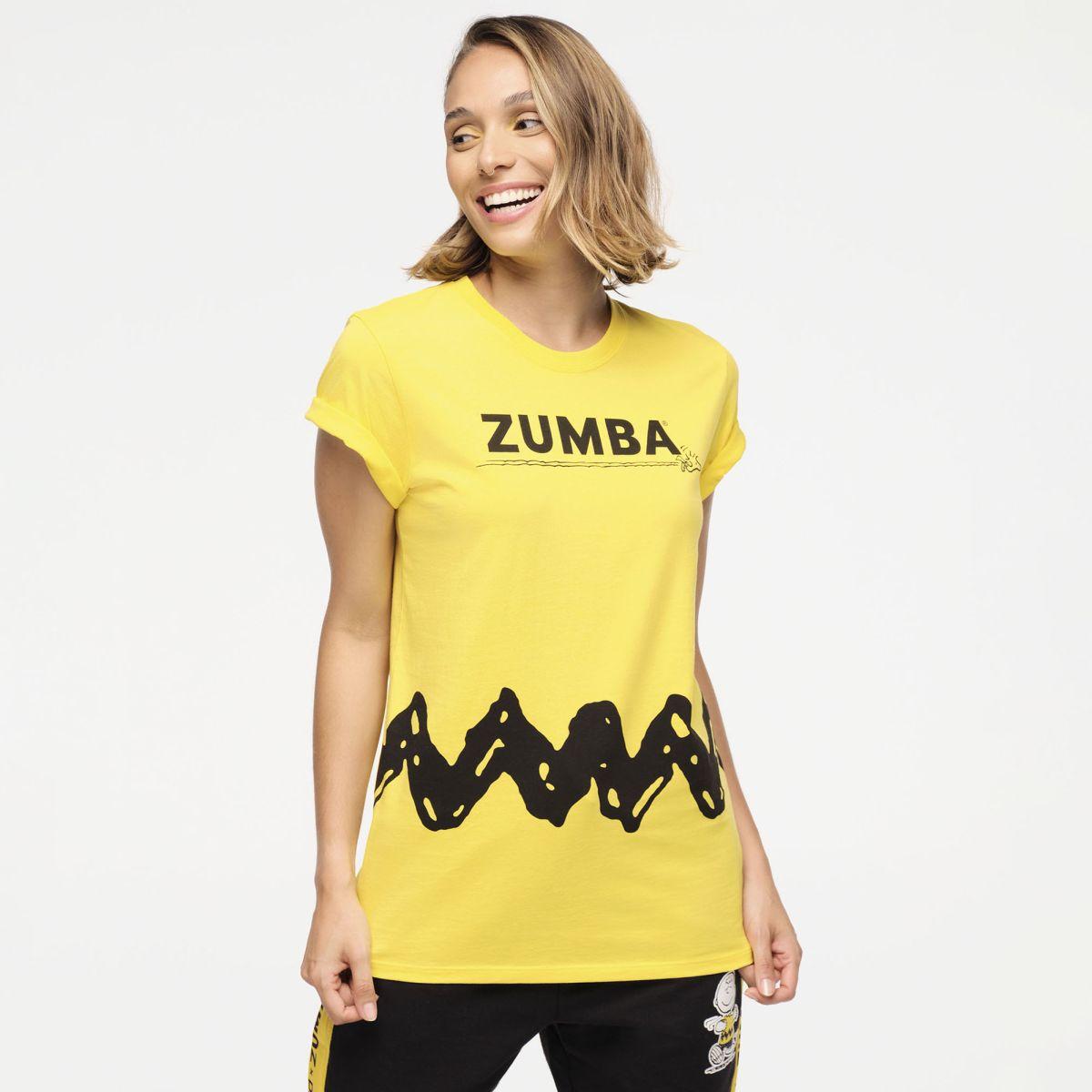 Zumba X Peanuts Crew Neck Tee - Yellow