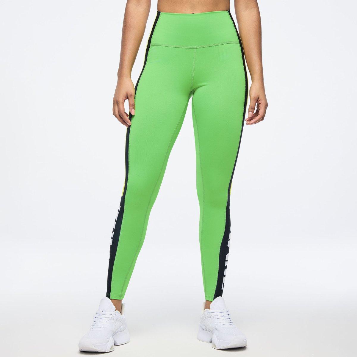 Zumba Haus High Waisted Ankle Leggings With Side Panel