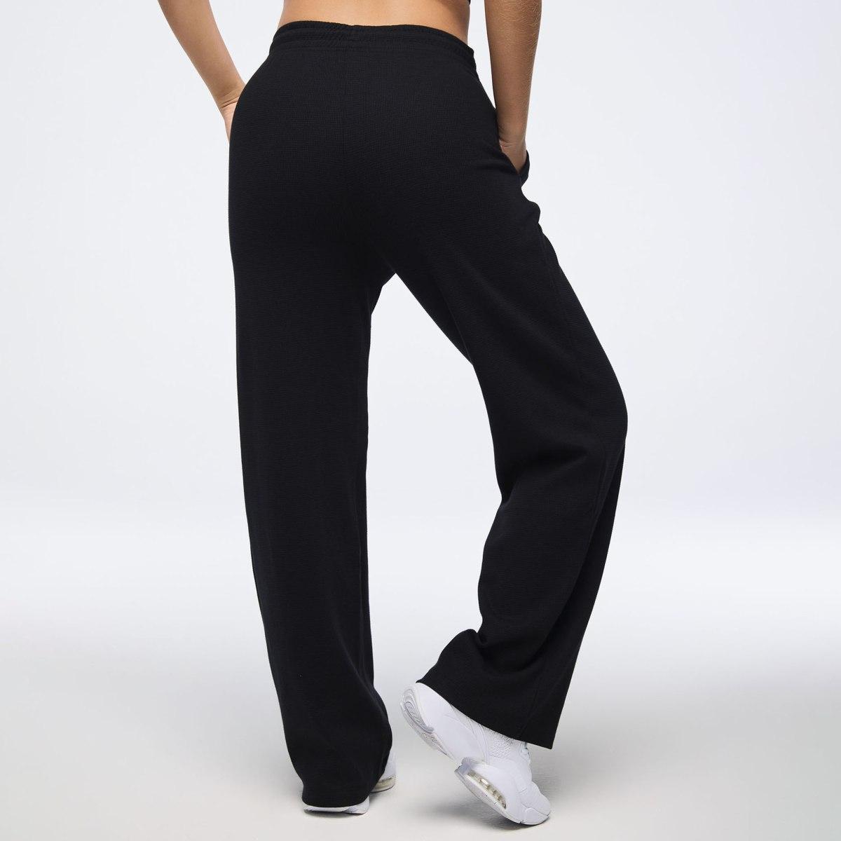 Zumba Haus Waffle Track Pants - Black