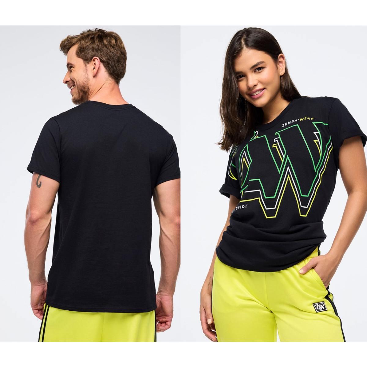 Zumba Haus Unisex Crew Neck Tee - Black