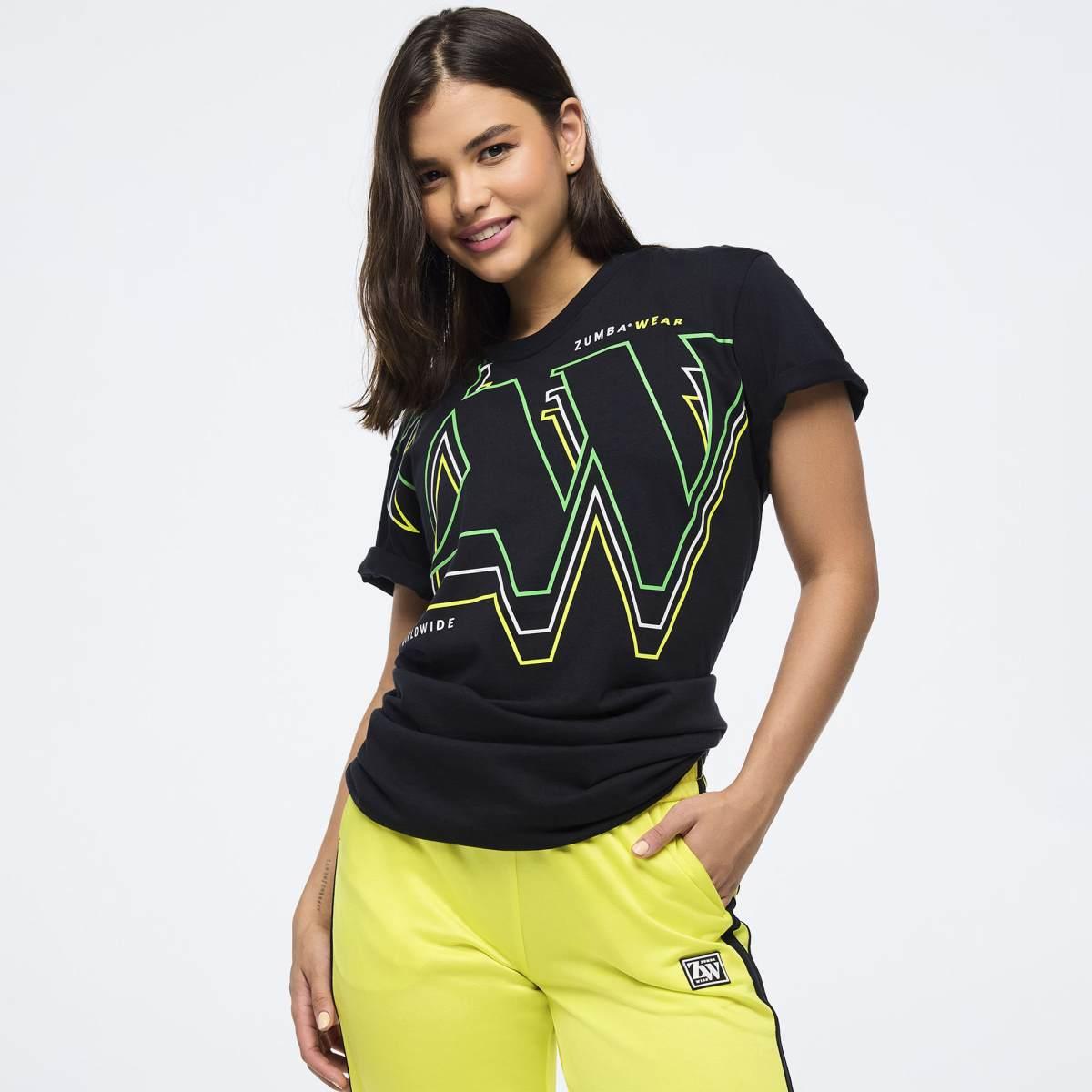 Zumba Haus Unisex Crew Neck Tee - Black