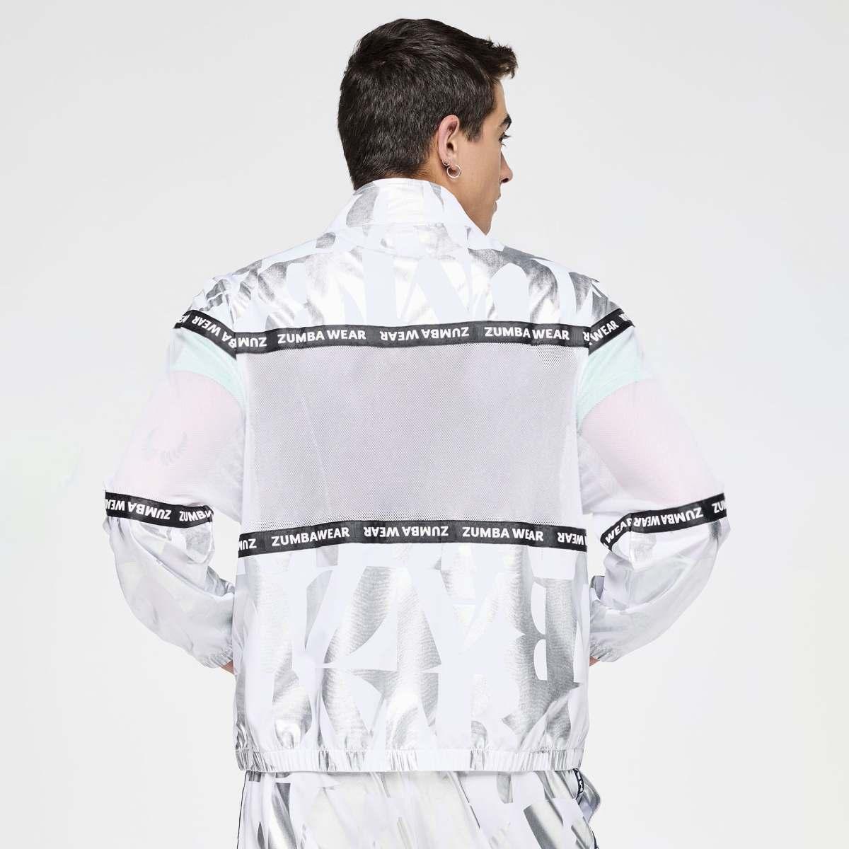 Zumba Out Loud Woven Jacket With Mesh Inserts