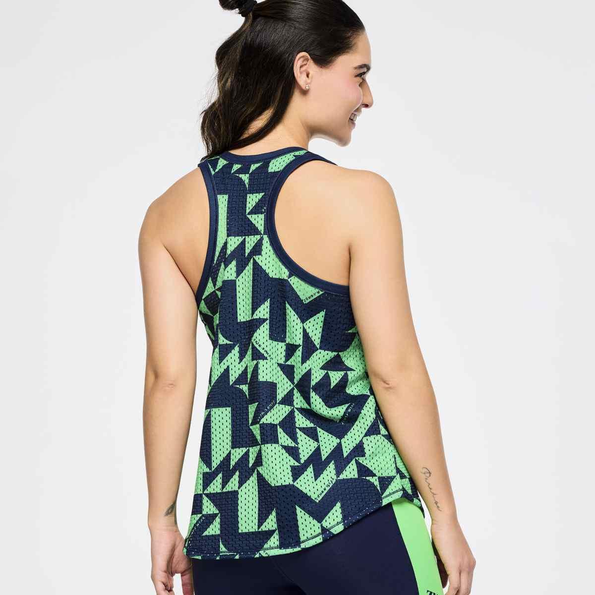 Zumba Out Loud Basketball Tank With Curved Hem