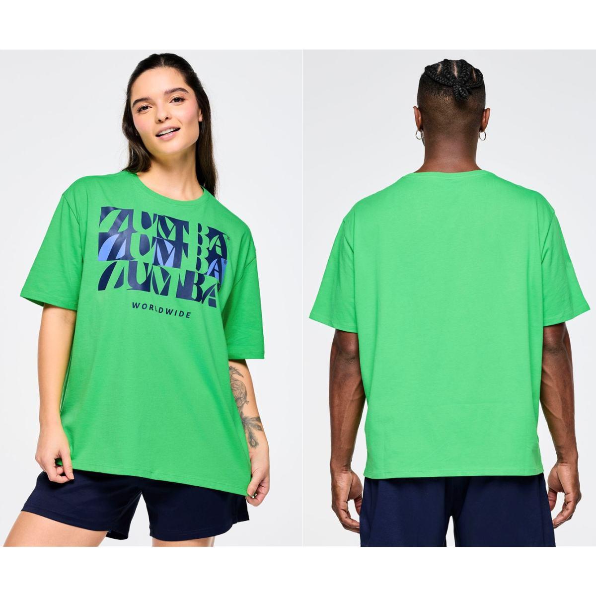 Zumba Out Loud Boxy Top With Side Slits