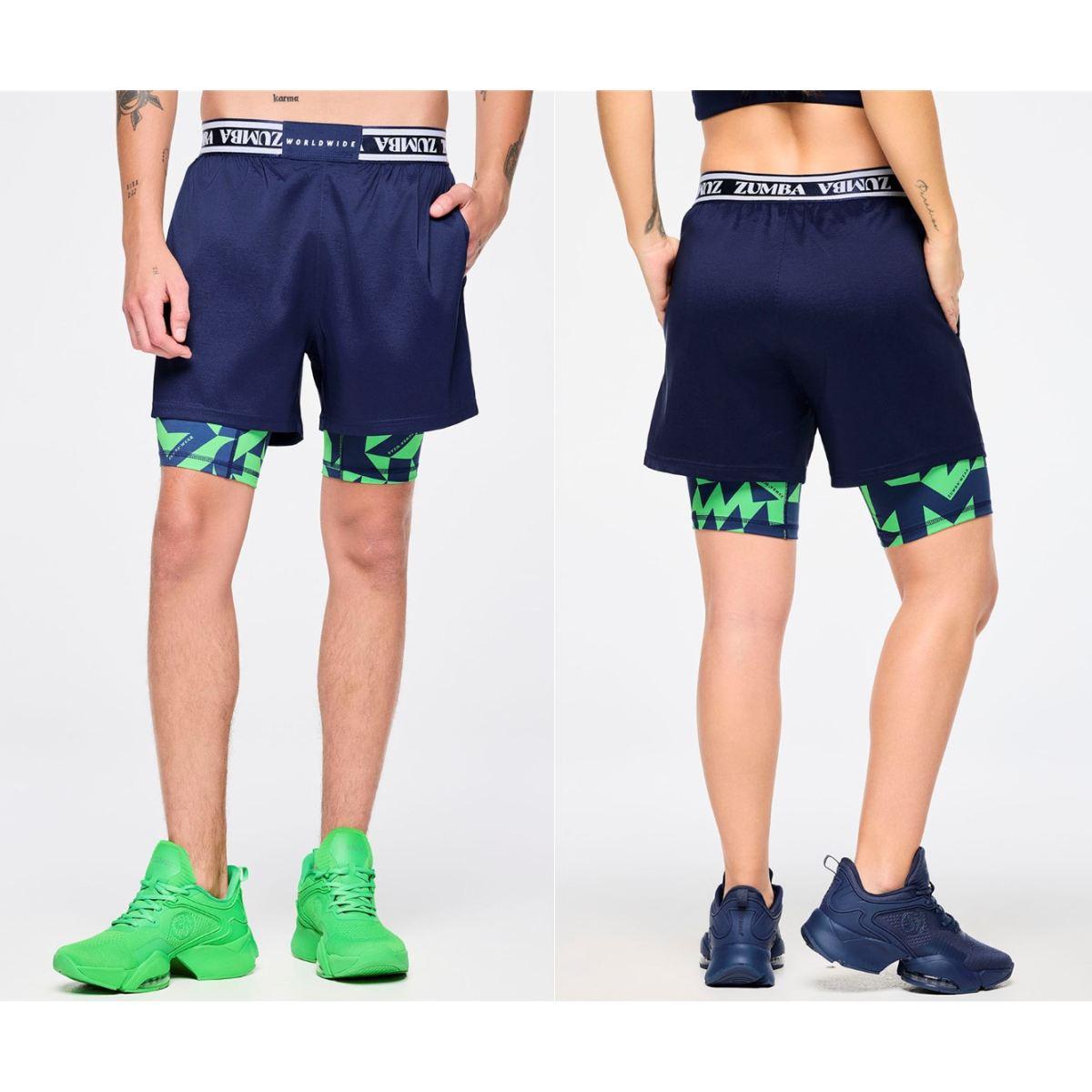 Zumba Out Loud Men's Shorts With Inner Liner