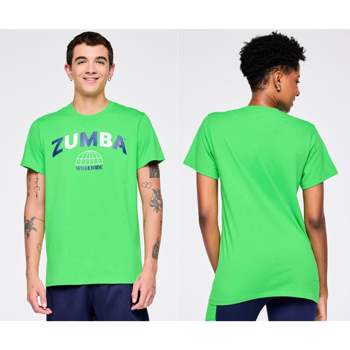 Zumba Out Loud Crew Neck Tee - Green