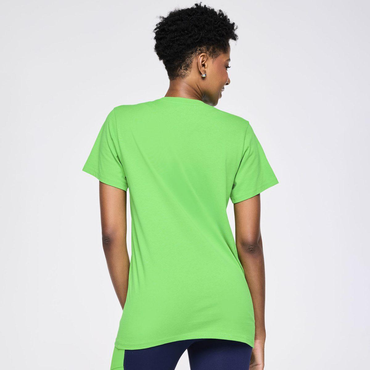 Zumba Out Loud Crew Neck Tee - Green