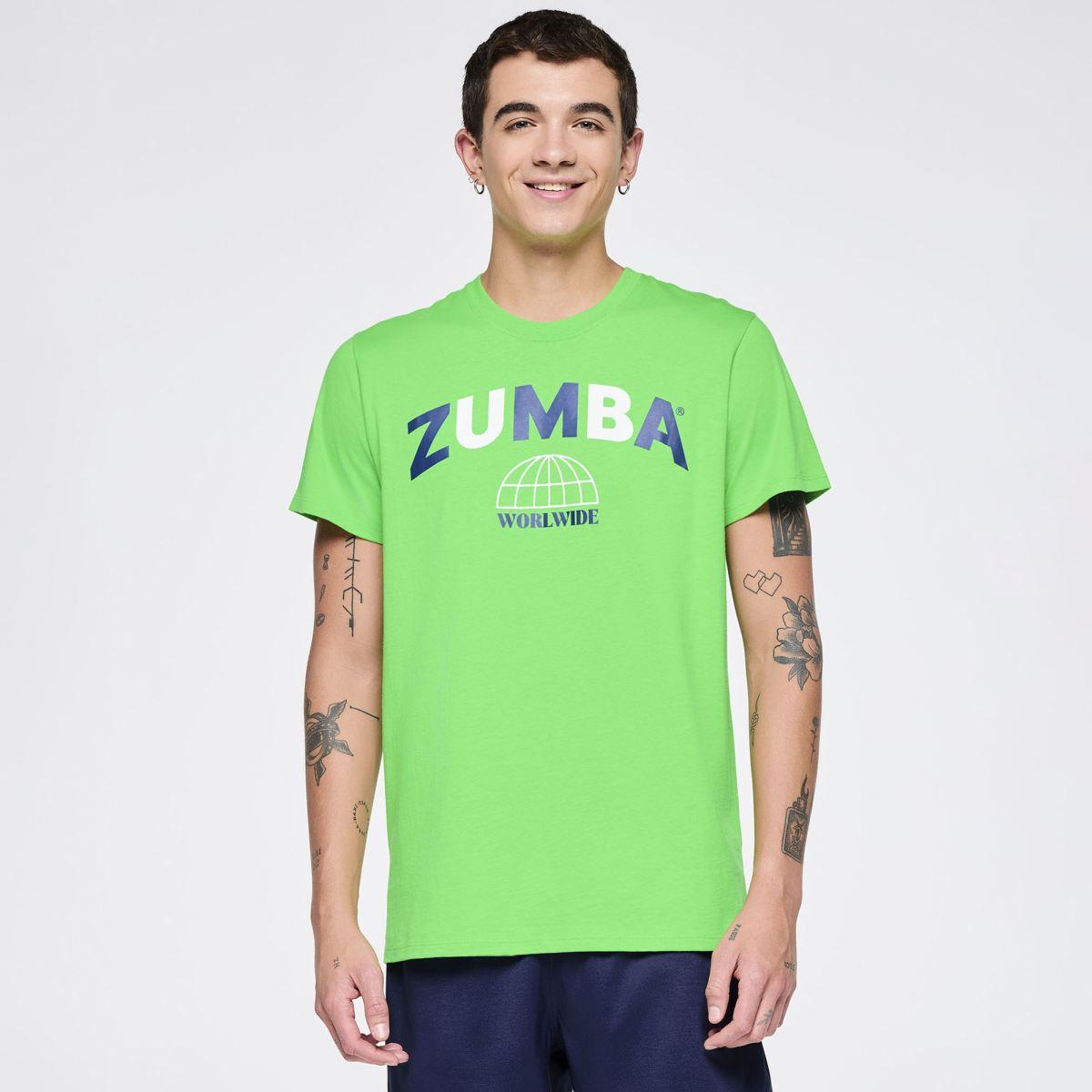 Zumba Out Loud Crew Neck Tee - Green