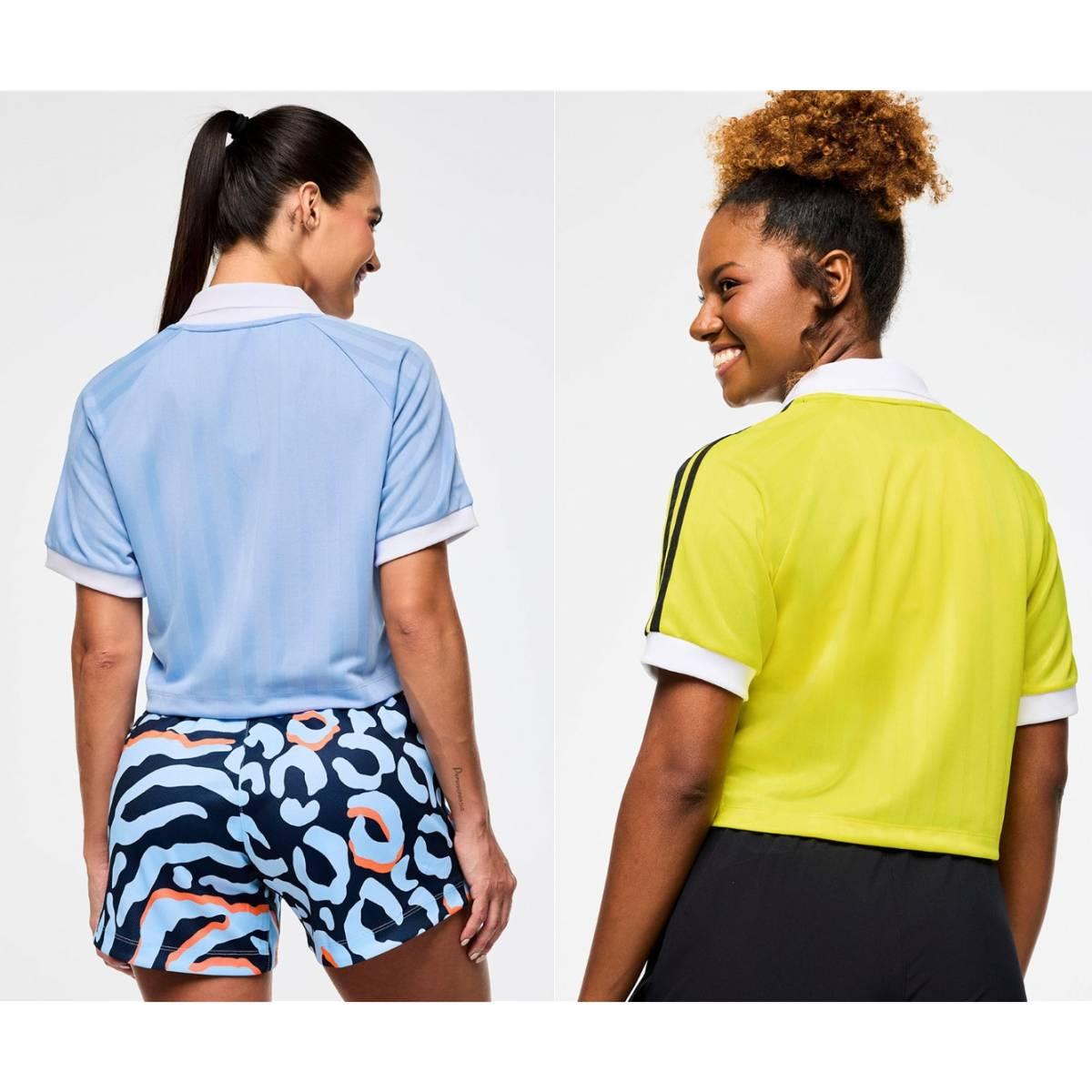 Victory V-Neck Crop Raglan Polo