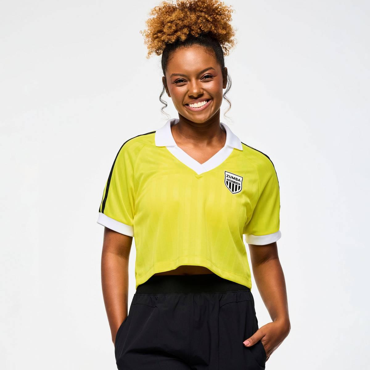 Victory V-Neck Crop Raglan Polo