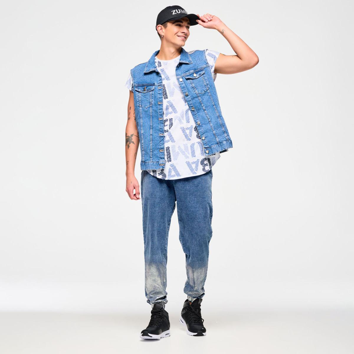 Blue Jean Long Denim Vest