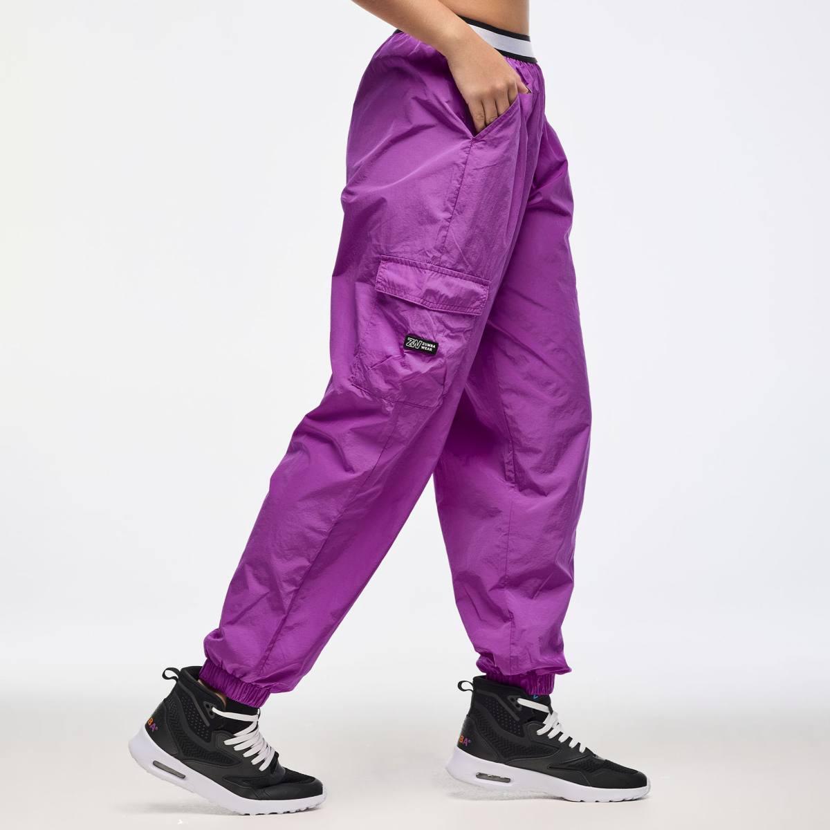 Zumba Libre Parachute Cargo Pants With Elastic Waistband