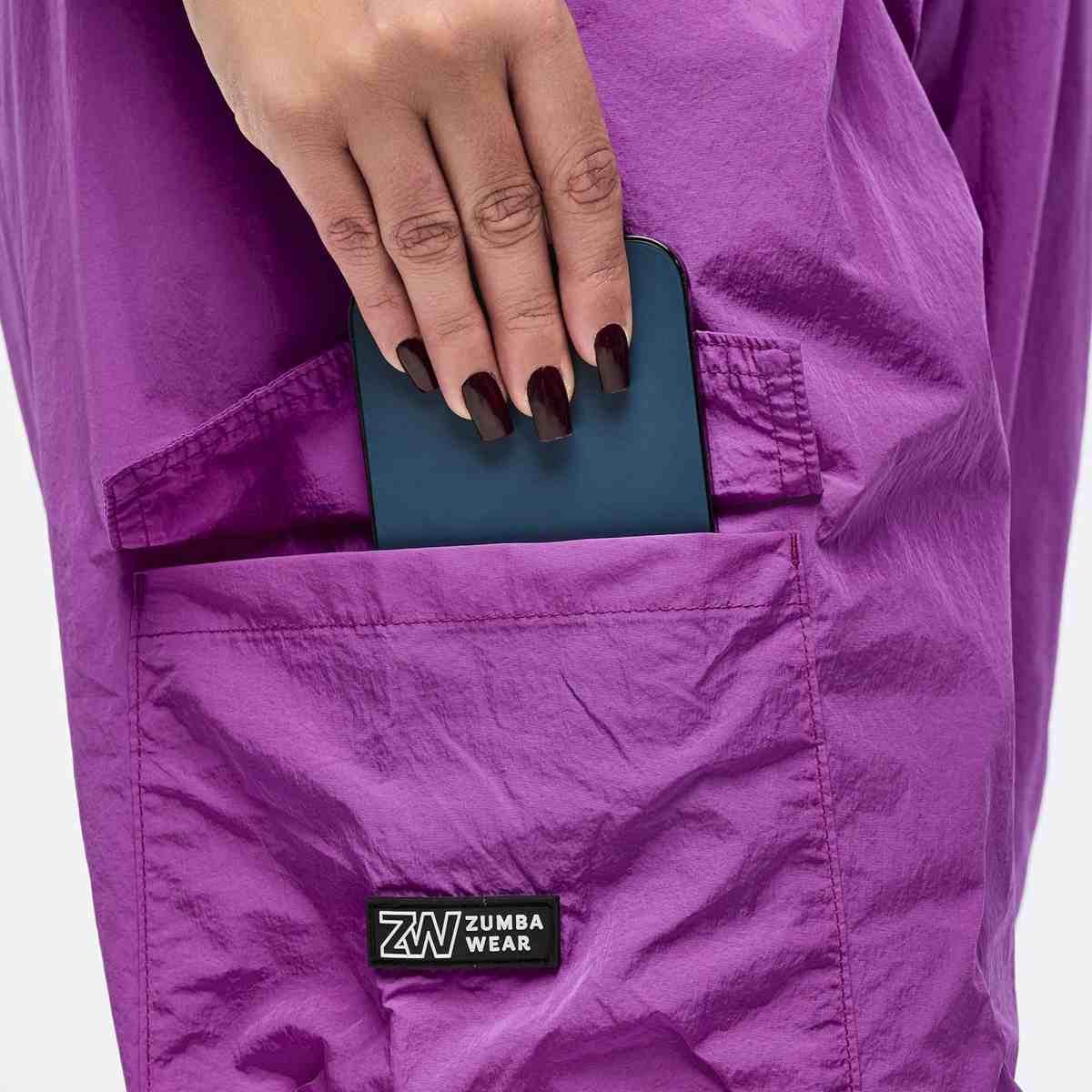 Zumba Libre Parachute Cargo Pants With Elastic Waistband