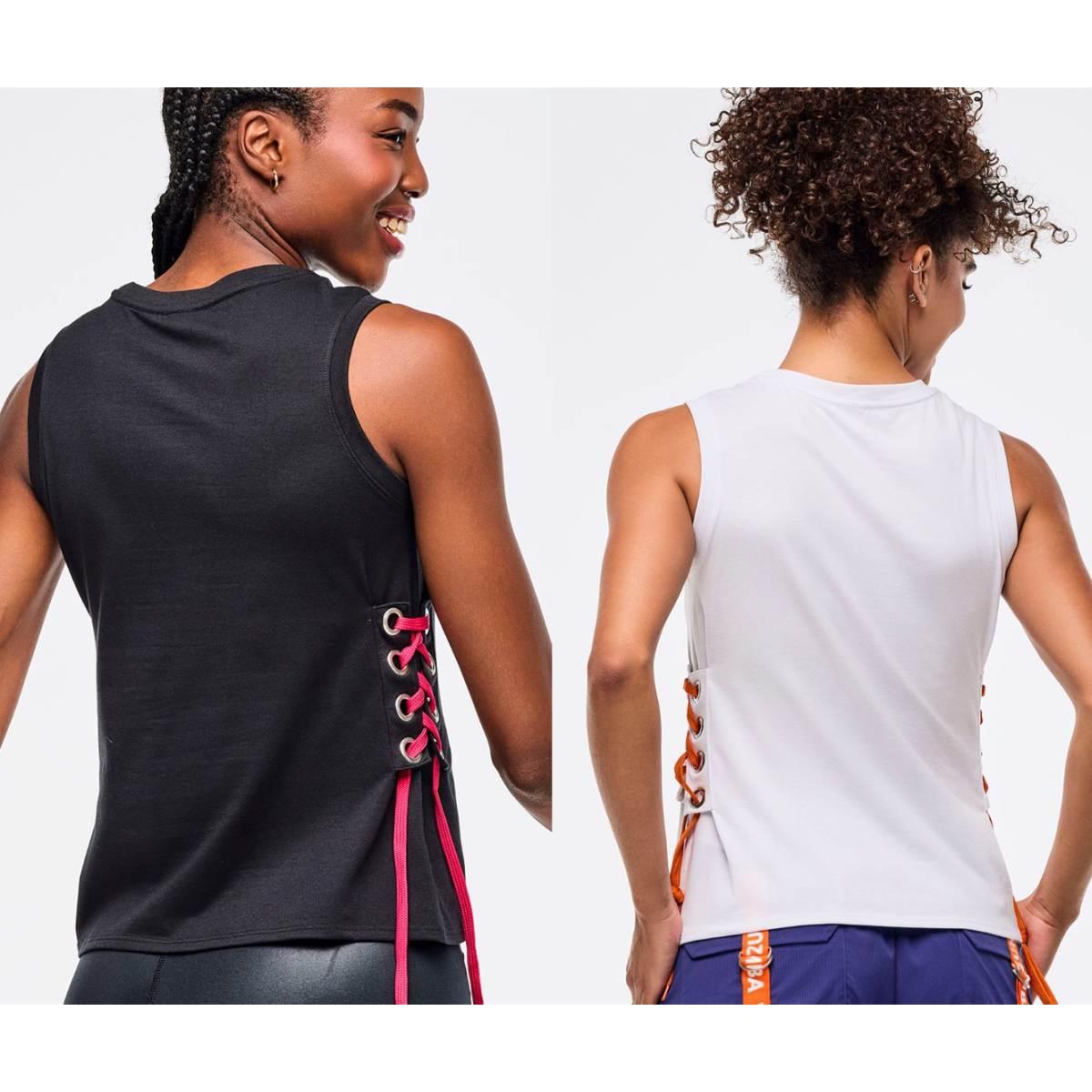 Zumba Libre Tank With Lace Up Detail