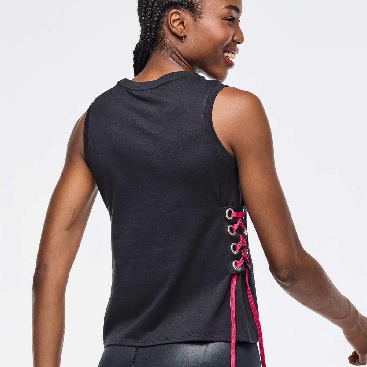 Zumba Libre Tank With Lace Up Detail