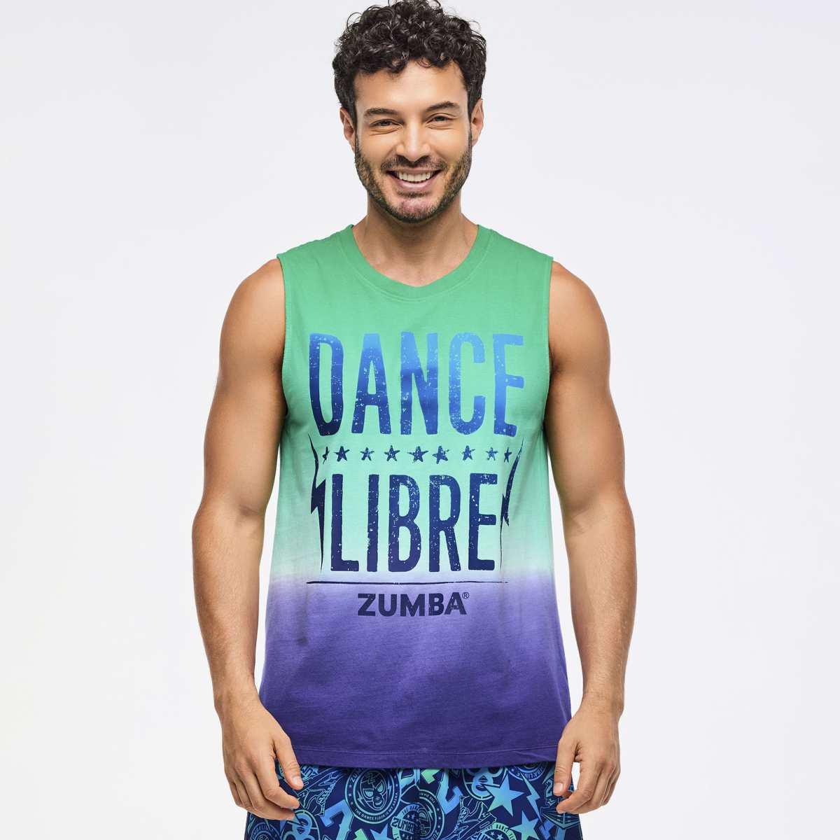 Zumba Libre Men's Wide Shoulder Tank