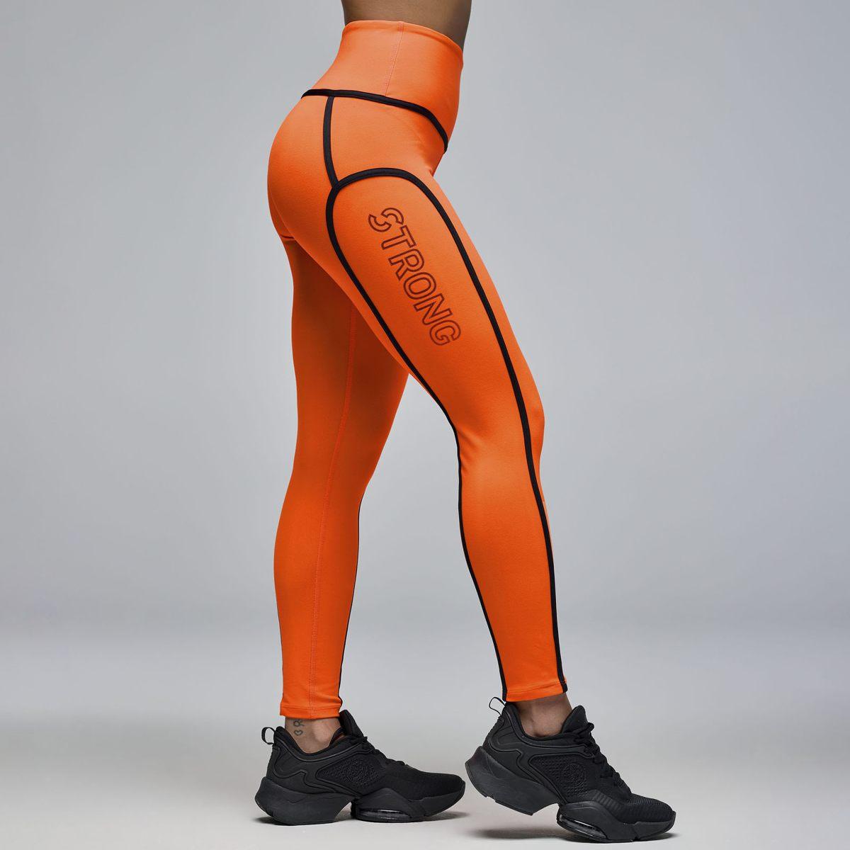 STRONG iD High Waisted Ankle Legging With Strapping