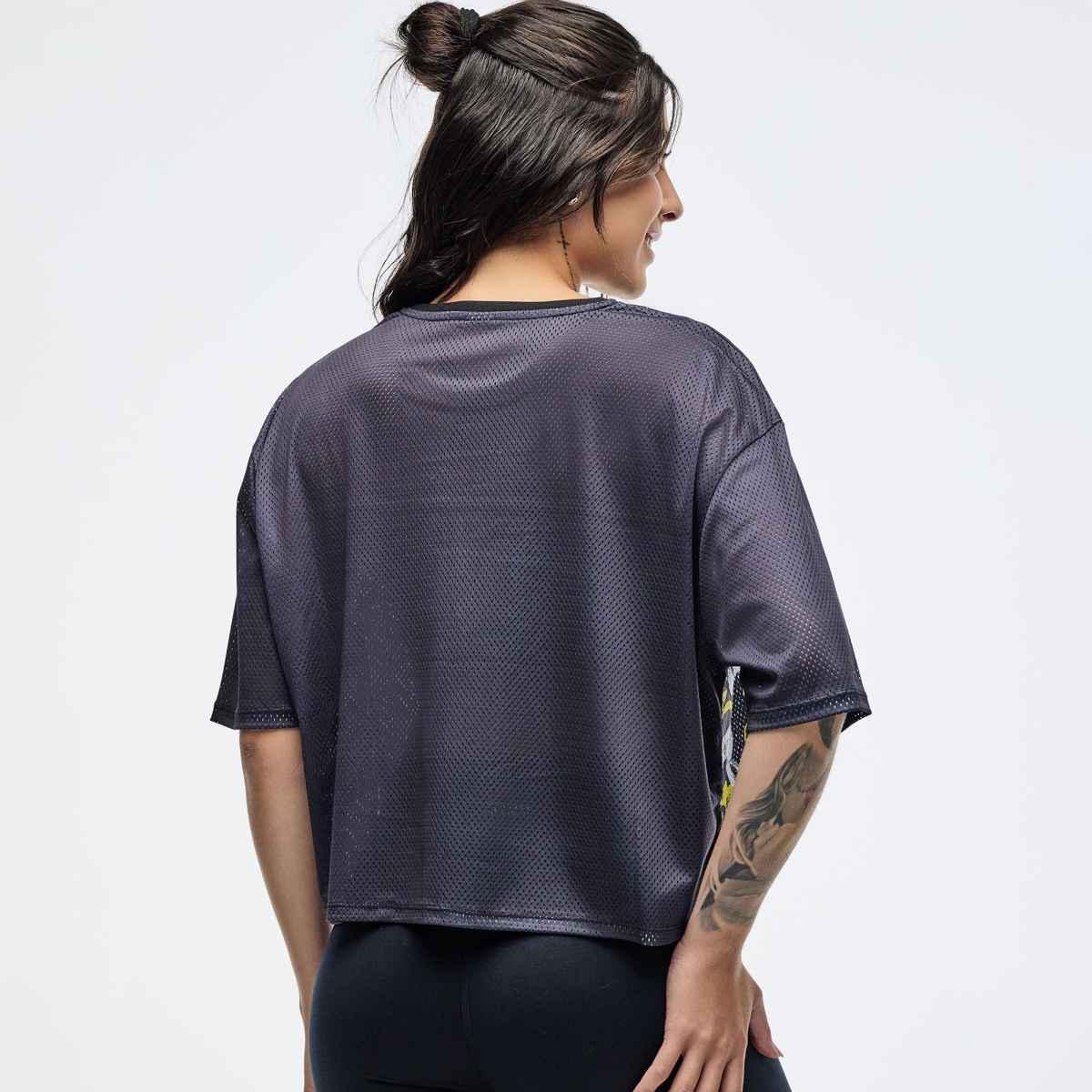 Sizzlin' Mesh Boxy Crop Top