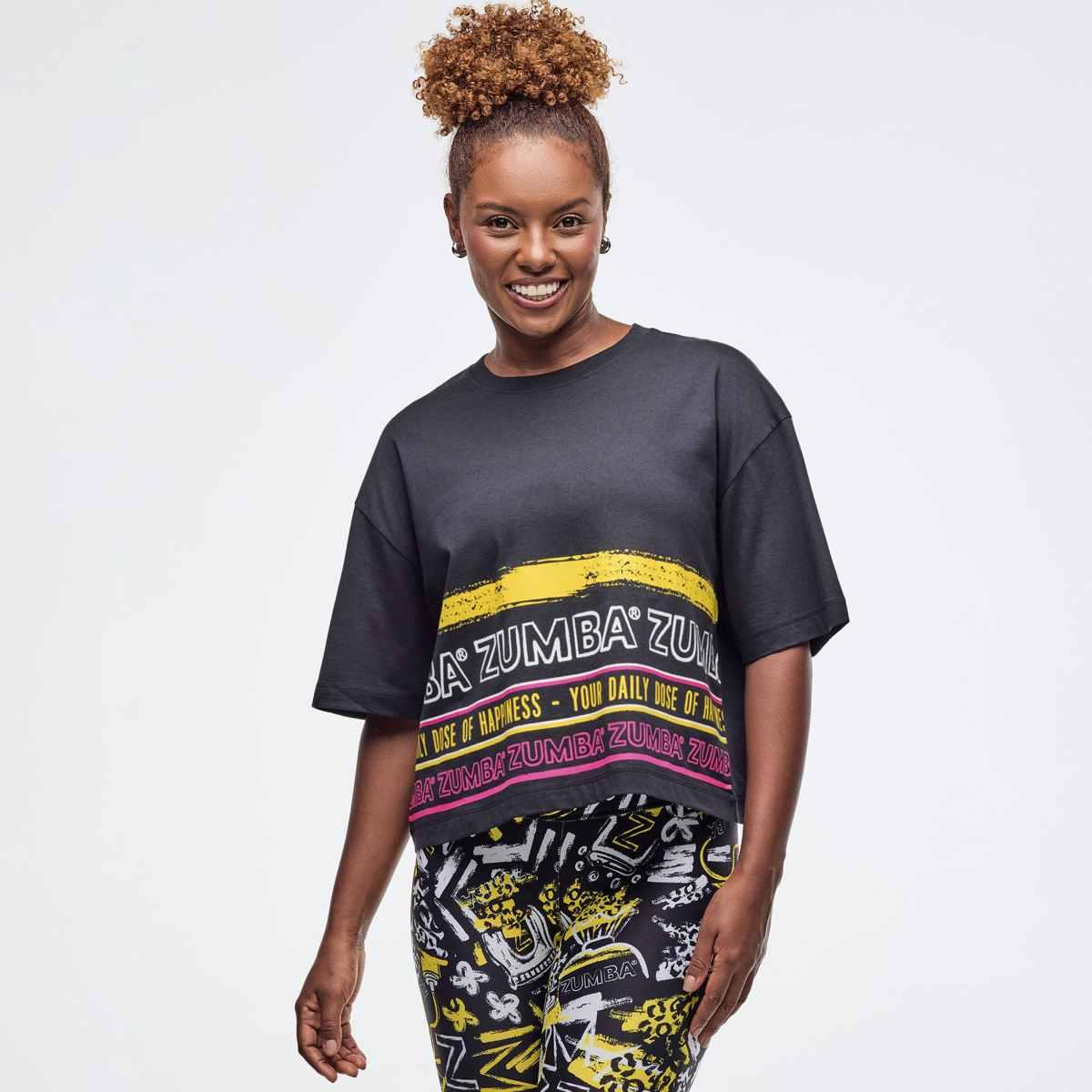 Sizzlin' Oversized Boxy Crop Top