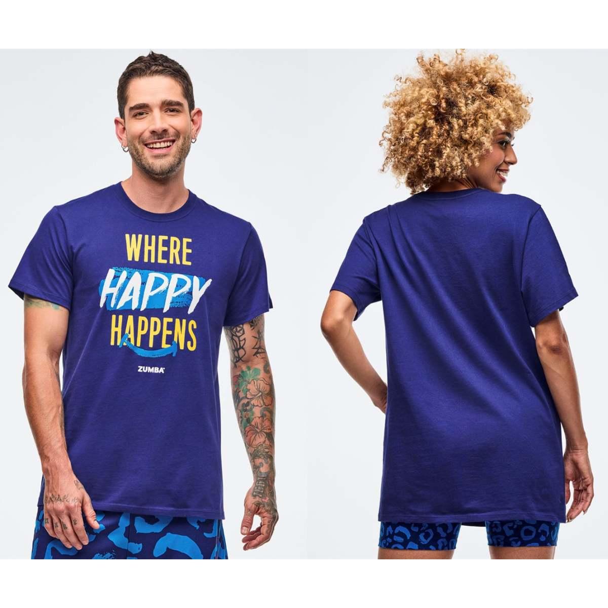 Sizzlin' Crew Neck Tee - Soft Navy