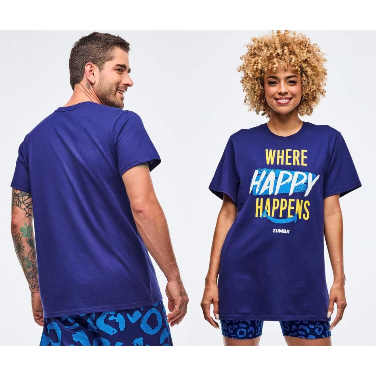 Sizzlin' Crew Neck Tee - Soft Navy