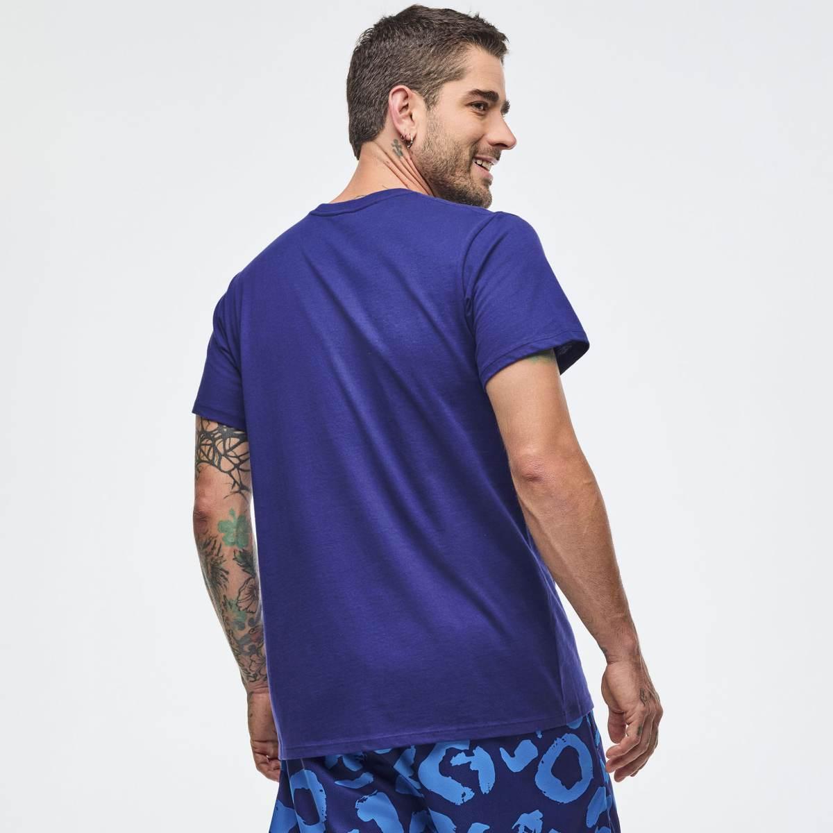 Sizzlin' Crew Neck Tee - Soft Navy