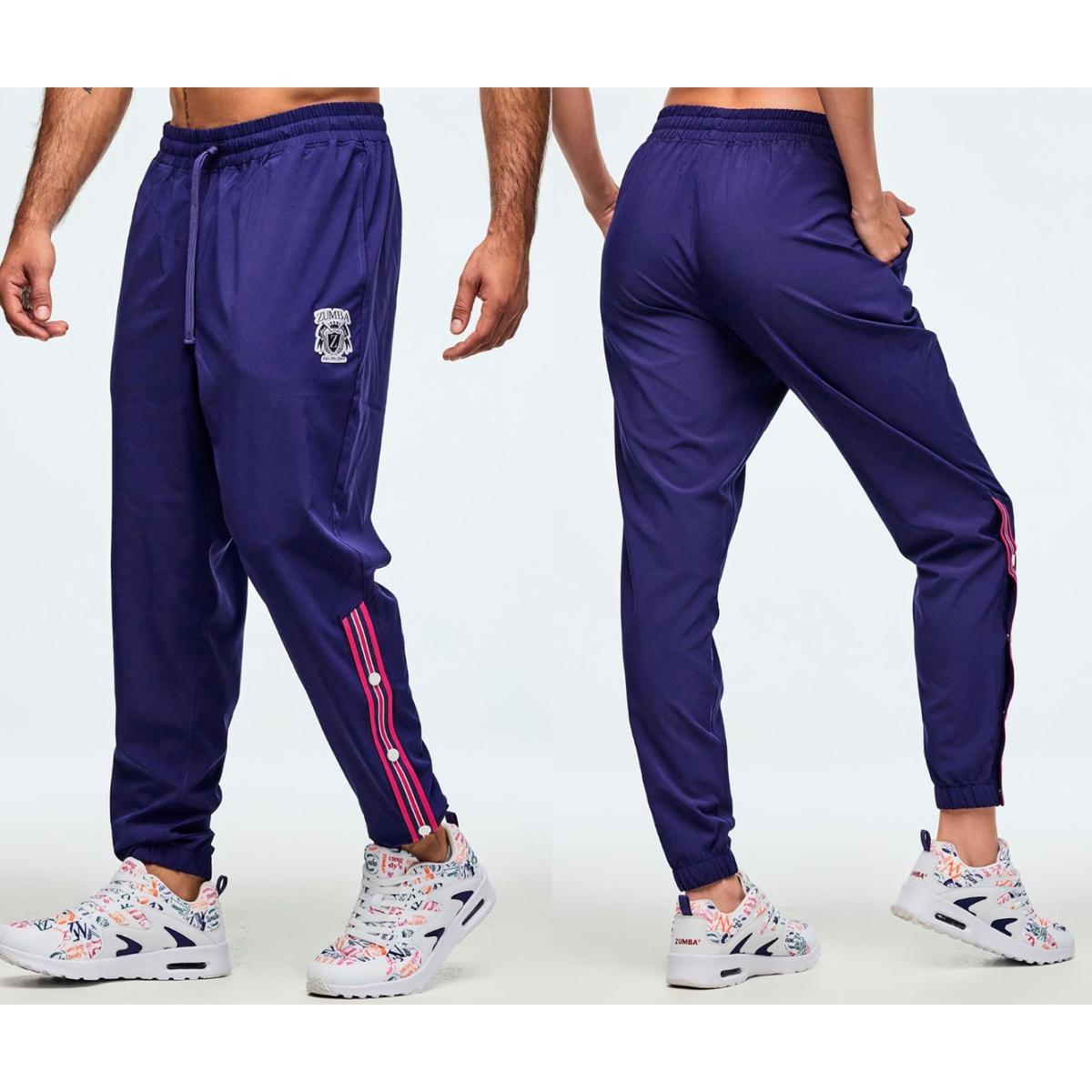 Class of 2001 Woven Track Pants With Side Snaps